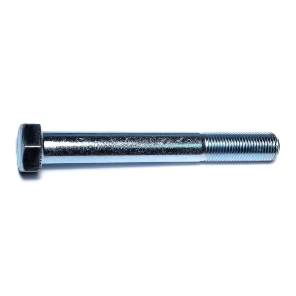 Midwest Fastener Grade 5, 9/16"-18 Hex Head Cap Screw, Zinc Plated Steel, 4-1/2 in L, 25 PK 00562 - main